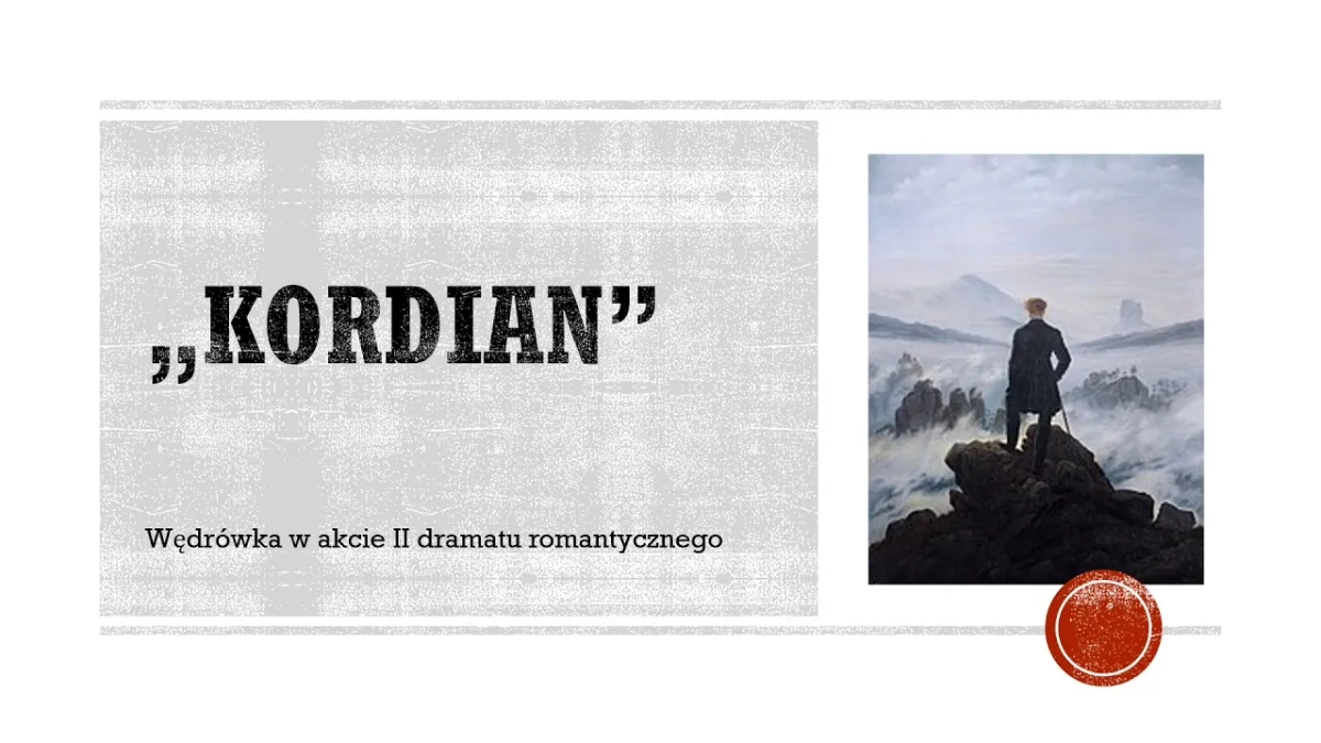 Motyw wędrówki w Kordianie – jak podróż kształtuje bohatera?